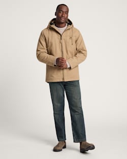 ALTERNATE VIEW OF MEN'S BROTHERS CANVAS PARKA IN OLD OAK image number 6