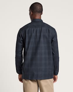 ALTERNATE VIEW OF MEN'S BOBBY RUIZ X PENDLETON BOARD SHIRT IN BLACK SHADOW PLAID image number 2
