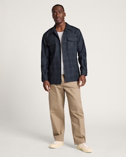 ALTERNATE VIEW OF MEN'S BOBBY RUIZ X PENDLETON BOARD SHIRT IN BLACK SHADOW PLAID image number 5