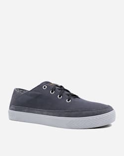 ALTERNATE VIEW OF MEN'S PINOLE BLUFF CANVAS SNEAKERS IN STEEL GREY image number 2