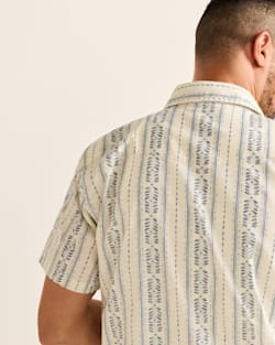 ALTERNATE VIEW OF MEN'S SHORT-SLEEVE LARAMIE SNAP-FRONT SHIRT IN LAUREL GROVE STRIPE image number 5