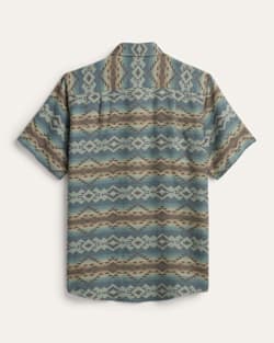 ALTERNATE VIEW OF MEN'S SHORT-SLEEVE DOUBLESOFT GATEWAY SHIRT IN BLUE BRIDGE CREEK image number 2