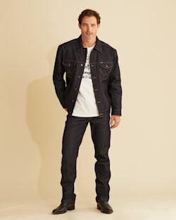 WRANGLER X PENDLETON MEN'S ANTI-FIT DENIM/WOOL JACKET IN DARK WASH image number 1