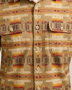 ALTERNATE VIEW OF MEN'S TANNER TWILL SHIRT IN TAN PONDEROSA image number 4