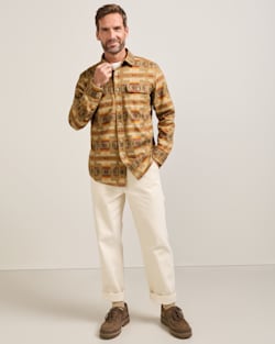 ALTERNATE VIEW OF MEN'S TANNER TWILL SHIRT IN TAN PONDEROSA image number 6