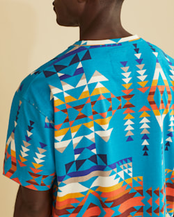 ALTERNATE VIEW OF WRANGLER X PENDLETON MEN'S SHORT-SLEEVE PRINTED TEE IN TURQUOISE MULTI image number 4