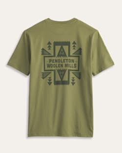 MEN'S SHORT-SLEEVE DESCHUTES CROSS GRAPHIC TEE IN LIGHT OLIVE image number 1