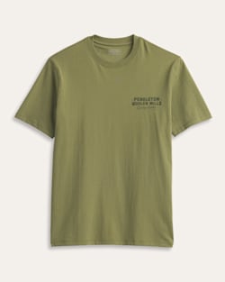 ALTERNATE VIEW OF MEN'S SHORT-SLEEVE DESCHUTES CROSS GRAPHIC TEE IN LIGHT OLIVE image number 2