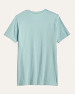 ALTERNATE VIEW OF MEN'S SHORT-SLEEVE CANOE GRAPHIC TEE IN DUSTY BLUE/MULTI image number 2