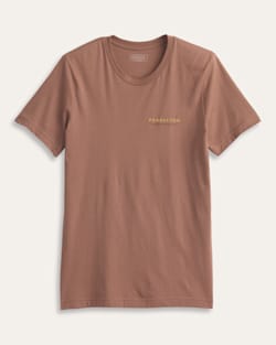 ALTERNATE VIEW OF MEN'S SHORT-SLEEVE VINTAGE BISON GRAPHIC TEE IN CHESTNUT/TAN image number 2