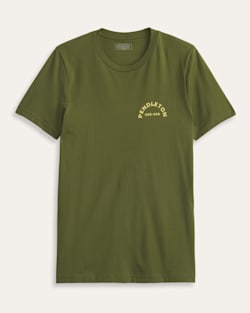 ALTERNATE VIEW OF MEN'S SHORT-SLEEVE BEAR GRAPHIC TEE IN MILITARY GREEN/TAN image number 2