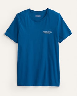 MEN'S SHORT-SLEEVE BISON SUNSET GRAPHIC TEE IN COOL BLUE image number 1