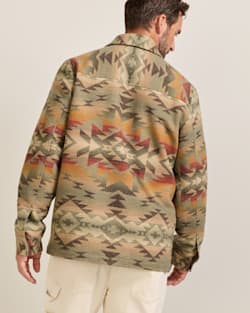 ALTERNATE VIEW OF MEN'S BRIDGE CREEK COACHES JACKET IN GREEN image number 2