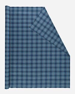 UMATILLA PLAID FABRIC IN TURQUIOISE/NAVY image number 1