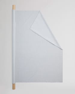 STRETCH MERINO FABRIC IN WHITE/BLUE/GREY CHECK image number 1