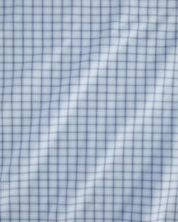 ALTERNATE VIEW OF AIRLOOM STRETCH MERINO FABRIC IN BLUE/NAVY PLAID image number 2