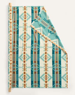 ALTERNATE VIEW OF RANCHO ARROYO HEAVYWEIGHT JACQUARD FABRIC IN AQUA RANCHO ARROYO image number 2