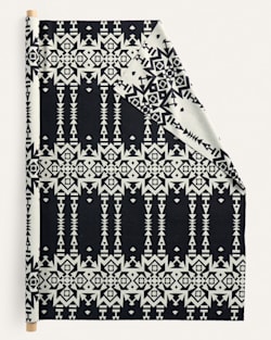 CONDENSED HEAVYWEIGHT JACQUARD FABRIC IN BLACK/WHITE image number 1