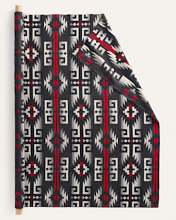 ALTERNATE VIEW OF RIO RANCHO HEAVYWEIGHT JACQUARD FABRIC IN BLACK/OXFORD MIX image number 2