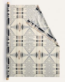 ALTERNATE VIEW OF DIAMOND RIDGE HEAVYWEIGHT JACQUARD FABRIC IN GREY MIX image number 2