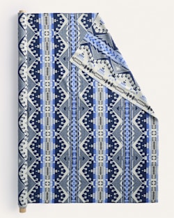 TRAILHEAD HEAVYWEIGHT JACQUARD FABRIC IN IVORY/NAVY image number 1