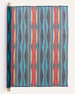 ALTERNATE VIEW OF SUNBRELLA X PENDLETON LAHAINA WAVE FABRIC IN TURQUOISE image number 2