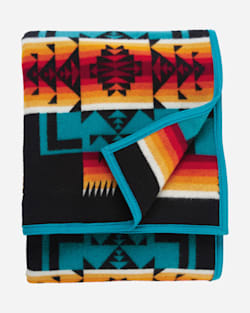 ALTERNATE VIEW OF CHIEF JOSEPH BLANKET IN BLACK image number 3