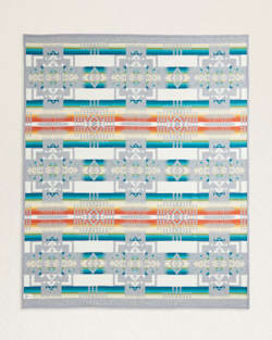 ALTERNATE VIEW OF CHIEF JOSEPH BLANKET IN GREY image number 2