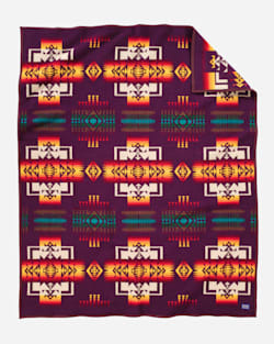 CHIEF JOSEPH BLANKET IN MAROON image number 1