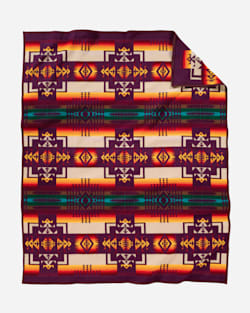 ADDITIONAL VIEW OF CHIEF JOSEPH BLANKET IN MAROON image number 2