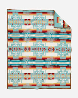 ADDITIONAL VIEW OF CHIEF JOSEPH BLANKET IN AQUA image number 2