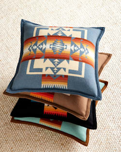 ALTERNATE VIEW OF CHIEF JOSEPH PILLOW IN SLATE image number 2