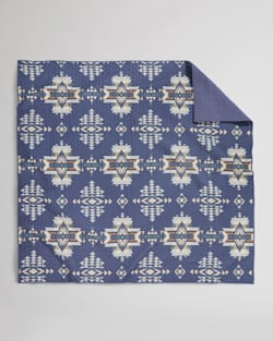 ROCK POINT PRINTED COVERLET SET IN INDIGO MULTI image number 2