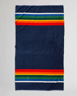 CRATER LAKE NATIONAL PARK SPA TOWEL IN NAVY image number 1