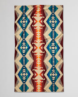 ALTERNATE VIEW OF LOS LUNAS TOWEL IN TAN MULTI image number 2