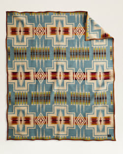 ALTERNATE VIEW OF HARDING JACQUARD BLANKET IN SHALE image number 2