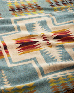 ALTERNATE VIEW OF HARDING JACQUARD BLANKET IN SHALE image number 5