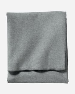 ECO-WISE WOOL SOLID BLANKET IN GREY HEATHER image number 1