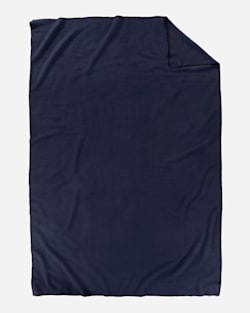 ADDITIONAL VIEW OF ECO-WISE WOOL SOLID BLANKET IN MIDNIGHT NAVY image number 2