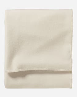 ECO-WISE WOOL SOLID BLANKET IN WHITE image number 1