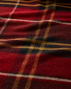 ALTERNATE VIEW OF ECO-WISE WOOL PLAID/STRIPE BLANKET IN LODGE PLAID image number 4