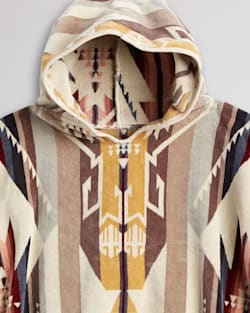 ALTERNATE VIEW OF WHITE SANDS HOODED KIDS' TOWEL IN TAN image number 2