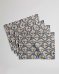 CHIEF JOSEPH PLACEMATS, SET OF 4 IN SLATE image number 1