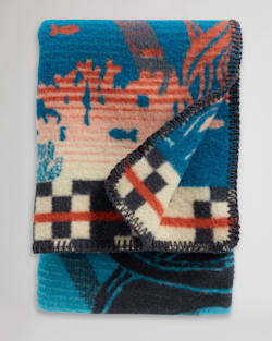 ALTERNATE VIEW OF TIDE SCHOOL CRIB BLANKET image number 4