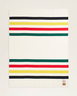 FLAT VIEW OF GLACIER NATIONAL PARK BLANKET IN WHITE image number 3