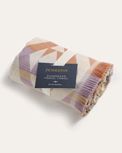 ALTERNATE VIEW OF LIGHTWEIGHT SUNSEEKER TOWEL IN TAN AGATE BEACH image number 3