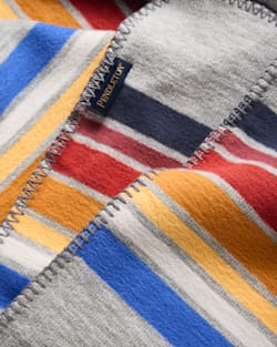 ALTERNATE VIEW OF YOSEMITE ORGANIC COTTON BABY BLANKET IN GREY image number 2