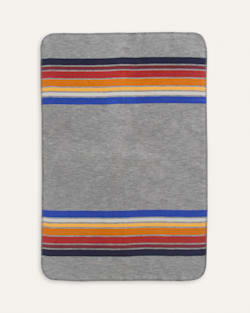 ALTERNATE VIEW OF YOSEMITE ORGANIC COTTON BABY BLANKET IN GREY image number 3