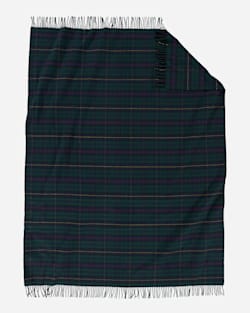PLAID 5TH AVENUE MERINO THROW IN GREEN ALBANY TARTAN image number 2