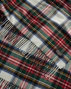 PLAID 5TH AVENUE MERINO THROW image number 3